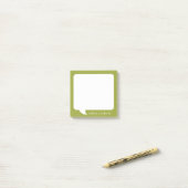 De Bubble Gepersonaliseerde Naam van de bespreking Post-it® Notes (Op bureau)