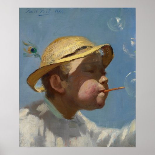 De Bubble-jongen van Paul Peel Poster (Voorkant)