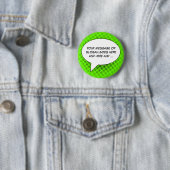 De Bubble van de toespraak Uw Button van de Sjablo (In situ)