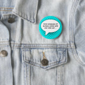 De Bubble van de toespraak Uw Button van de Sjablo (In situ)