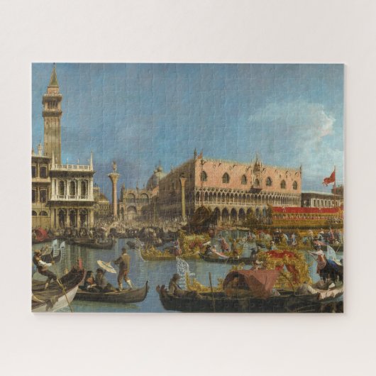 De Bucintoro Terug naar de Molo door Canaletto Legpuzzel (Horizontaal)