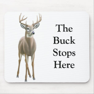 De Buck Stopt hier in Mousepad Muismat