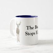 De Buck Stopt hier Mok (Voorkant links)