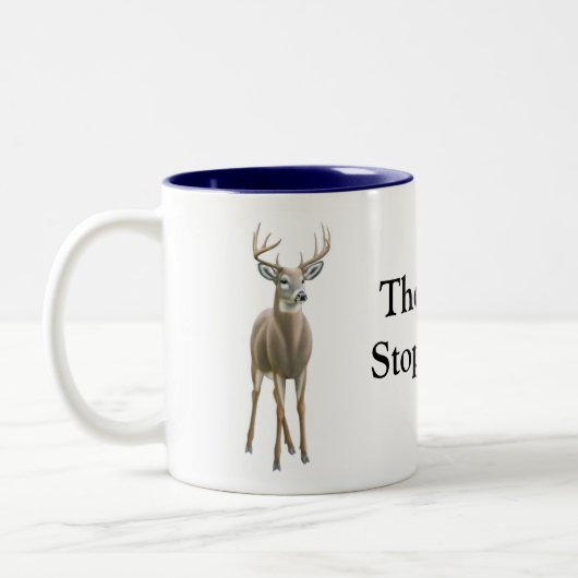 De Buck Stopt hier Mok (Links)