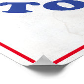 De buck stopt hier. poster (Hoek)