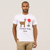 De Buck Stopt hier T-Shirt (Voorkant volledig)