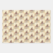 De Bucker Cowboy die een paard breekt in het berei Inpakpapier Vel (Voorkant 3)