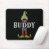 De Buddy Elf Grappig Matching Pyjama Xmas Muismat (Met muis)