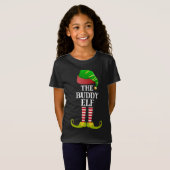 De Buddy Elf Kerst Grappige Pyjama Xmas Vakantie T-shirt (Voorkant volledig)