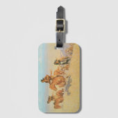 De Buffalo Runners, Big Horn Bassin van Remington Bagagelabel (Voorkant (verticaal))