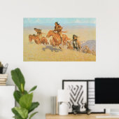 De Buffalo Runners, Big Horn Bassin van Remington Poster (Thuiskantoor)