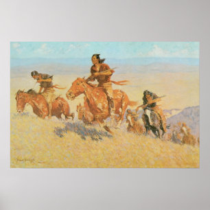 De Buffalo Runners, Big Horn Bassin van Remington Poster