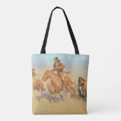 De Buffalo Runners, Big Horn Bassin van Remington Tote Bag (Achterkant)