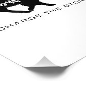 De Buffalo Silhouette Laad het Storm op Foto Afdruk (Hoek)