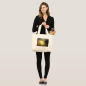 De Buffalo Trail, Albert Bierstadt Grote Tote Bag (Voorkant (model))