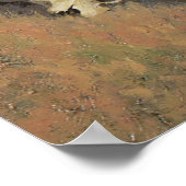 De buffel teruggooien door Frederic Remington Poster (Hoek)