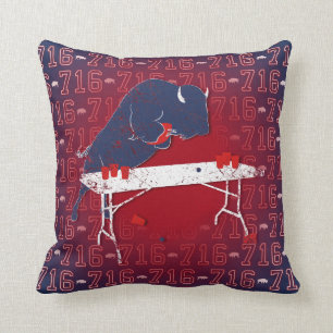 De buffelhurdle kussen