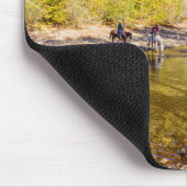 De buffelrivier de Mousepad passeren Muismat (Hoek)