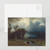 De buffels slepen: Het dreigende Storm Briefkaart (Voorkant / Achterkant)