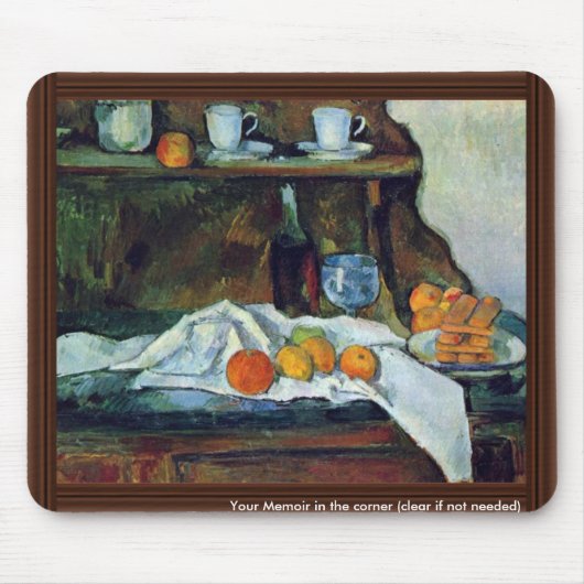 De buffer van Paul Cézanne (beste kwaliteit) Muismat (Voorkant)