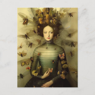 De Bug Lady Creepy  Briefkaart