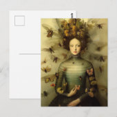 De Bug Lady Creepy  Briefkaart (Voorkant / Achterkant)