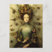 De Bug Lady Creepy  Briefkaart (Voorkant)