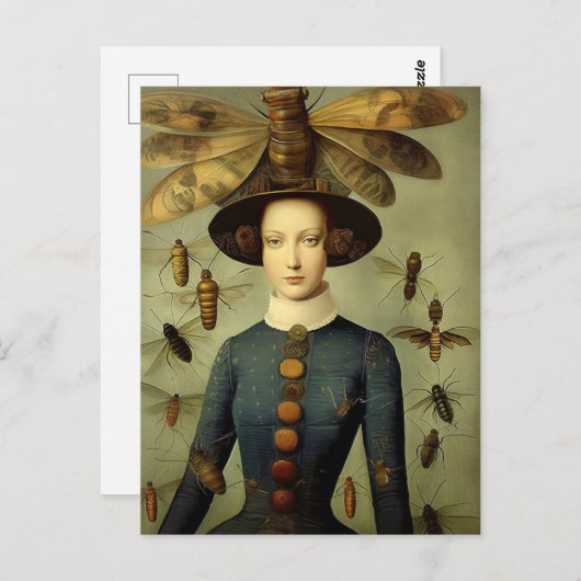 De Bug Lady Horror  Briefkaart (Voorkant / Achterkant)