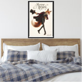 De Buigende Vos Canvas Afdruk (Insitu (Slaapkamer))