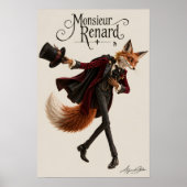 De Buigende Vos Poster (Voorkant)