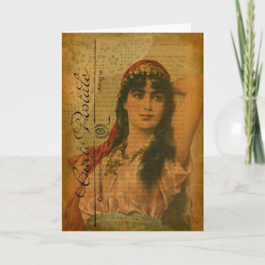 De buik Dancin is in Mode Kaart (Voorkant)