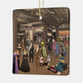 De buis keramisch ornament (Links)