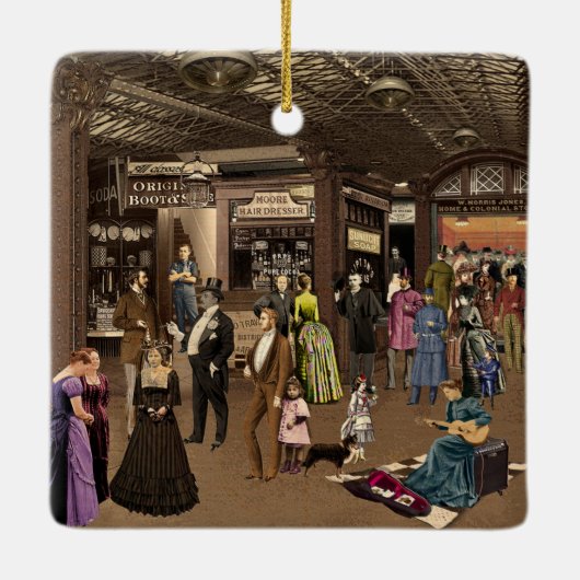 De buis keramisch ornament (Achterkant)