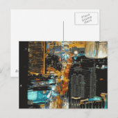 De buislichten van de Las Vegas Strip Briefkaart (Voorkant / Achterkant)