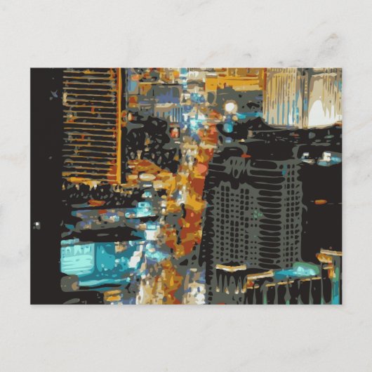 De buislichten van de Las Vegas Strip Briefkaart (Voorkant)