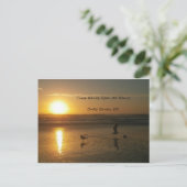 De buiten Zonsopgang van Banken:  Deze Banken Briefkaart (Staand voorkant)