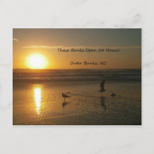 De buiten Zonsopgang van Banken:  Deze Banken Briefkaart