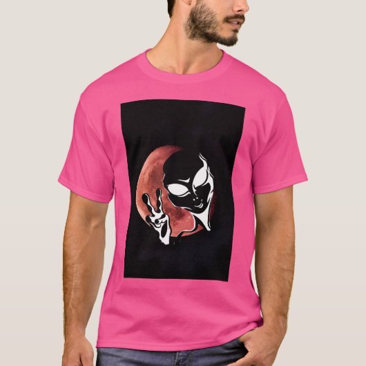 De buitenaardse groet t-shirt (Voorkant)