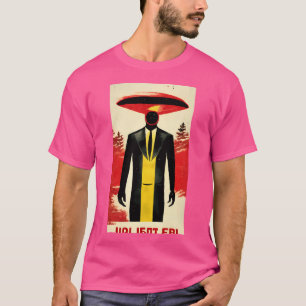 De buitenaardse handhaver is aangekomen t-shirt