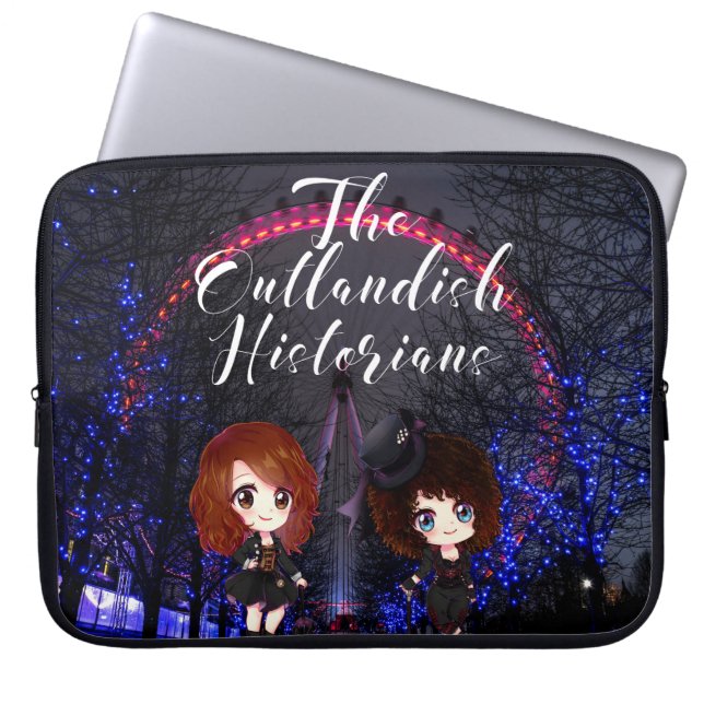 De buitenaardse hoeken van de laptop sleeve (Voorkant)