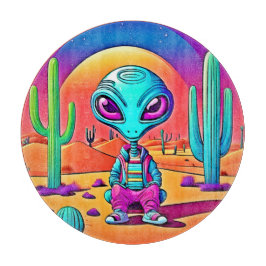 De buitenaardse kunst van Desert Chillin Snijplank