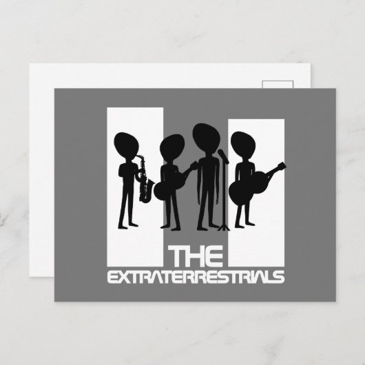 De buitenaardse wezens, Alien Briefkaart (Voorkant / Achterkant)