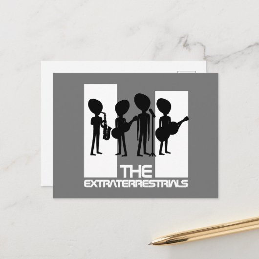 De buitenaardse wezens, Alien Briefkaart (Voorkant / Achterkant in situ)