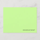 De buitenaardse wezens hebben me briefkaart (Achterkant)