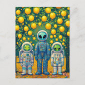 De buitenaardse wezens in een Lemon Grove Briefkaart (Voorkant)