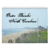 De buitenbanken van North Carolina Kalender (Hoes)