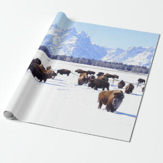 De buitenkant naar huis brengen. cadeaupapier