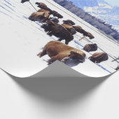 De buitenkant naar huis brengen. cadeaupapier (Hoek)