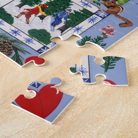 De buitenkant Quilt Puzzle Legpuzzel (Zijkant)