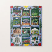 De buitenkant Quilt Puzzle Legpuzzel (Verticaal)